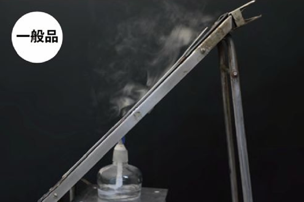 発煙性（アルコールランプ加熱）