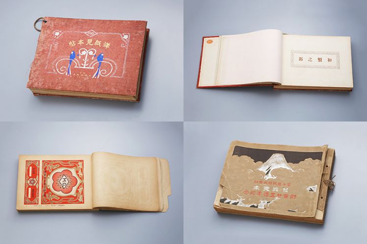 歴史を感じさせる数々の見本帳